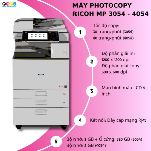 1 dòng máy photocopy với nhiều tính năng đến từ thương hiệu Ricoh